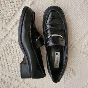 Vintage Leather Brighton Loafers | Size 7.5